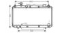 ASHUKI T789-03 Radiator, engine cooling